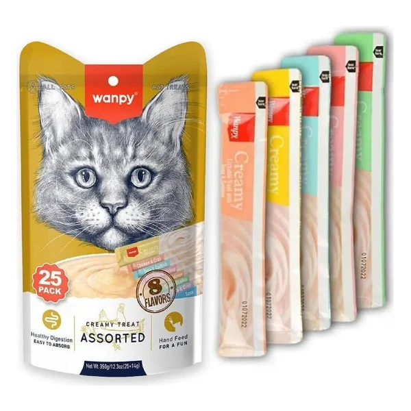 Wanpy 25x14 Gr Krema Kedi Ödül Maması - Görsel 2