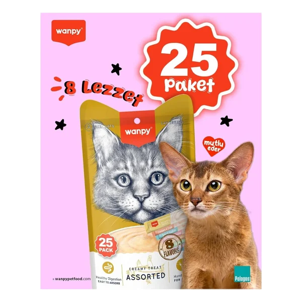 Wanpy 25x14 Gr Krema Kedi Ödül Maması - Görsel 3