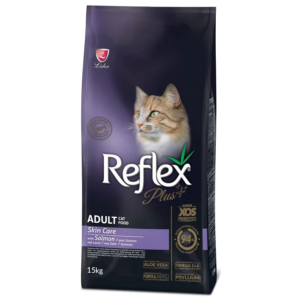 Reflex Plus Skin Care Somonlu 15 Kg Yetişkin Kedi Maması - Görsel 3