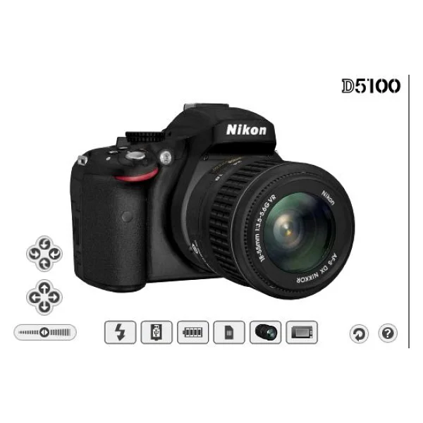 Nikon D5100 + 18-55mm Lens Dslr Fotoğraf Makinesi - Görsel 8