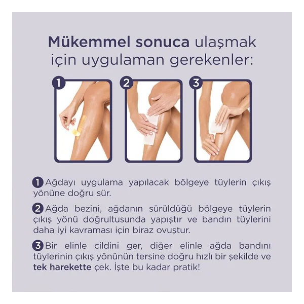 Sesu Ağda Bezi 10'lu + Spatula - Görsel 4