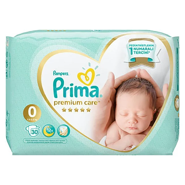 Prima Premium Care Prematüre 30'lu Bebek Bezi - Görsel 3