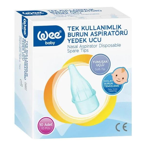 Wee Baby Burun Aspiratörü 10'lu Yedek Uç - Görsel 3