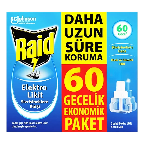 Raid Elektro Likit 2 Yedek 60 Gece - Görsel 5