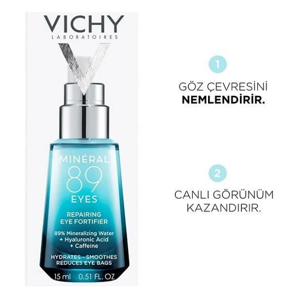 Vichy Mineral 89 Eyes Göz Çevresi Bakım Kremi 15 Ml - Görsel 4