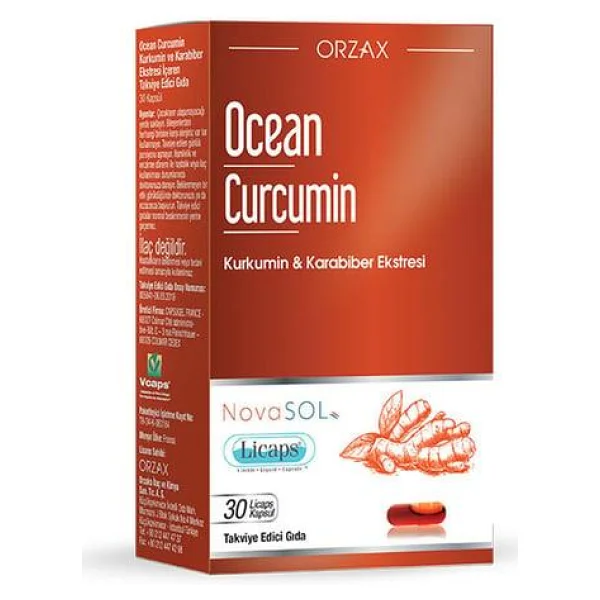 Ocean Curcumin 30 Kapsül - Görsel 3