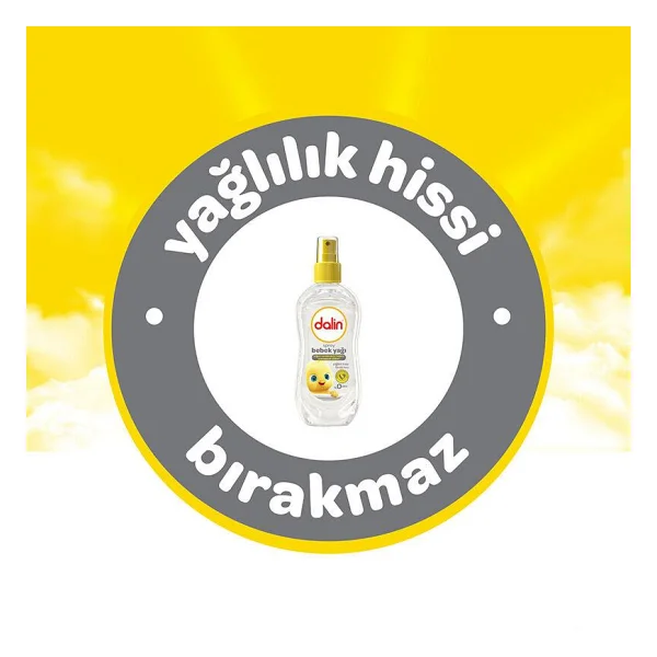 Dalin Light Oil Sprey Bebek Yağı 200 Ml - Görsel 7