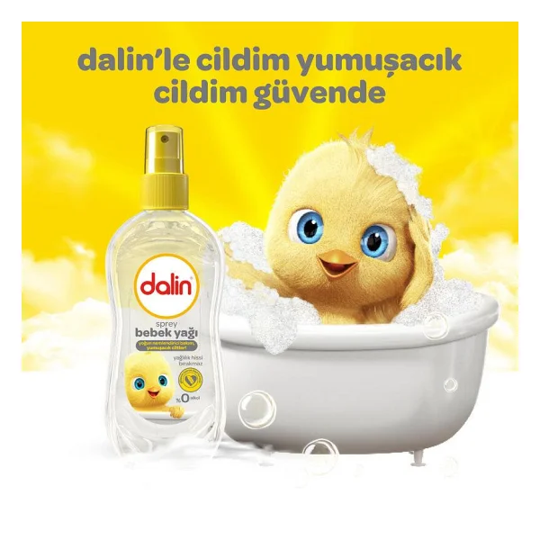 Dalin Light Oil Sprey Bebek Yağı 200 Ml - Görsel 9