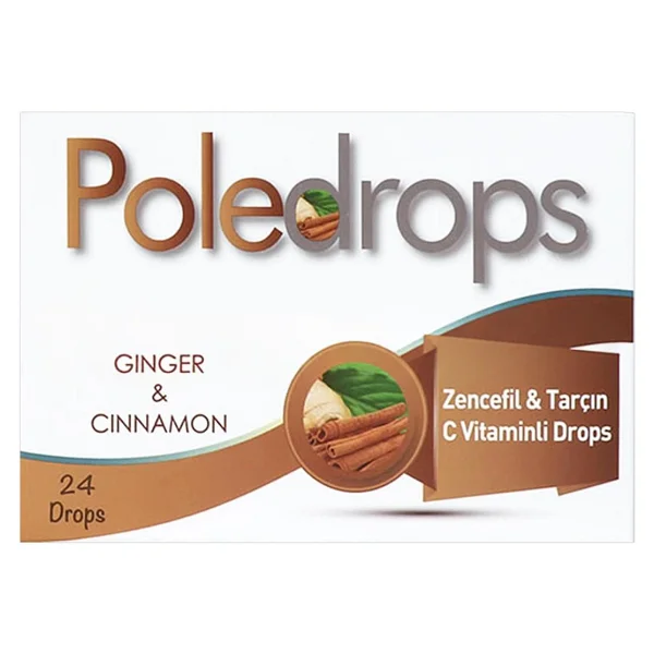 Poledrops Zencefil Tarçın Ve C Vitaminli 24'lü Pastil - Görsel 3