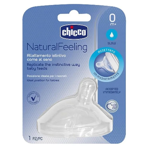Chicco Natural Feeling Normal Akış 0 Ay+ Biberon Emziği - Görsel 4