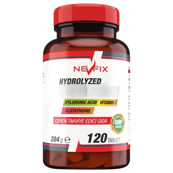 Nevfix Hidrolize Collagen Hyaluronic Acid 120 Tablet - Görsel 5
