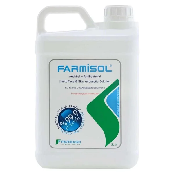 Farmisol Antiviral Hipokloröz Antiseptik 5 Lt El Yüz Ve Cilt Solüsyonu - Görsel 2