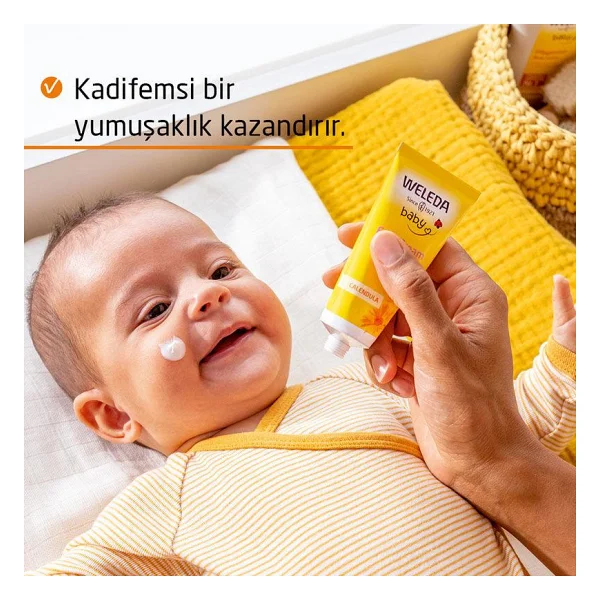 Weleda Calendula Organik Bebek Yüz Kremi 50 ml - Görsel 7
