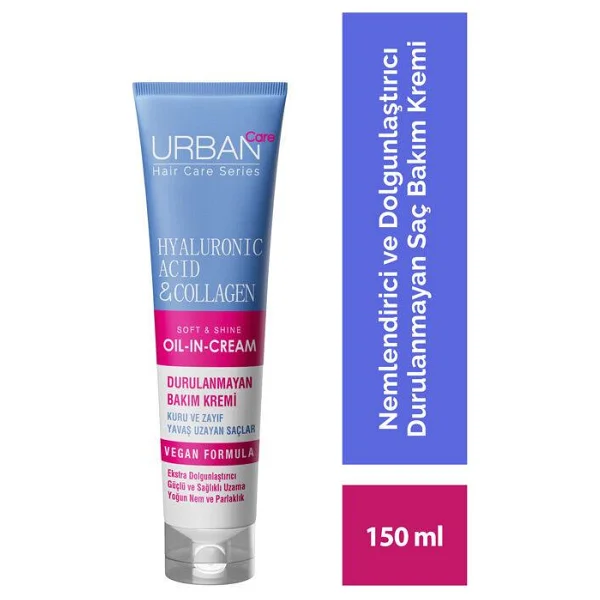 Urban Care Hyaluronic Acid & Collagen 150 Ml Durulanmayan Saç Kremi - Görsel 3
