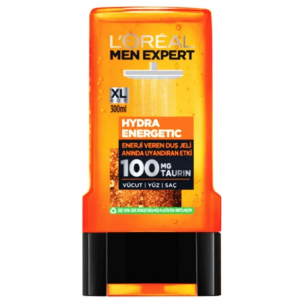 L'oreal Paris Men Expert Hydra Energetic 300 Ml Duş Jeli - Görsel 2