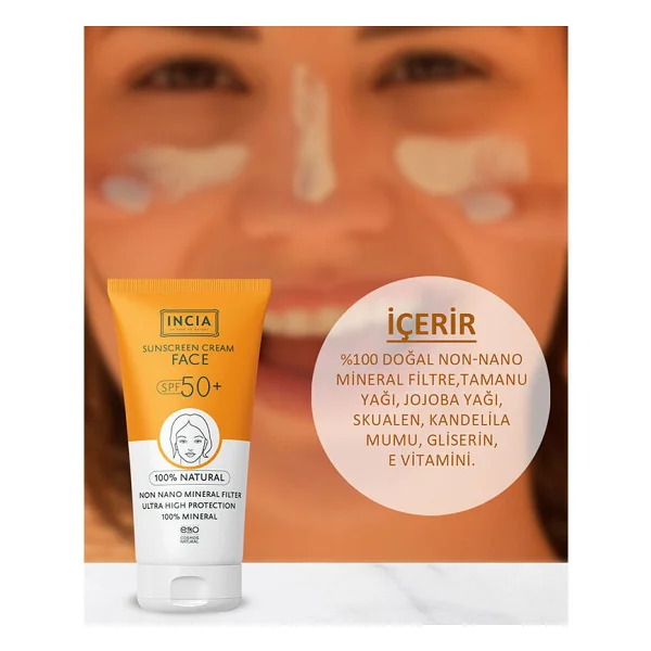Incia Doğal 50 Ml 50 Faktör Güneş Kremi - Görsel 3