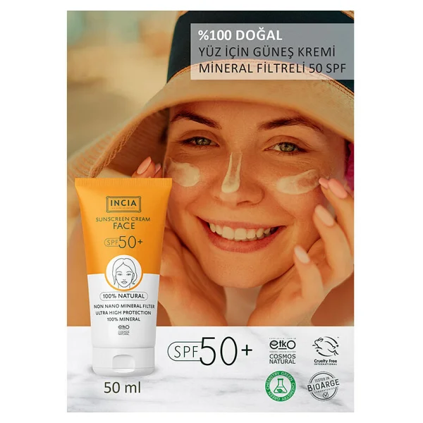 Incia Doğal 50 Ml 50 Faktör Güneş Kremi - Görsel 5