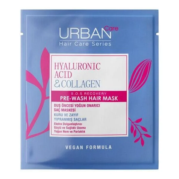 Urban Care Hyaluronic Acid & Collagen Duş Öncesi Saç Bakım Maskesi 50 Ml - Görsel 6