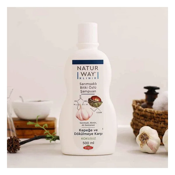 Otacı Naturway Klinik Sarımsaklı 500 ml Saç Dökülmesine Karşı Kepek Şampuanı - Görsel 3
