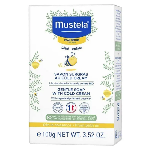 Mustela Cold Cream İçeren Besleyici Sabun 100 Gr - Görsel 2