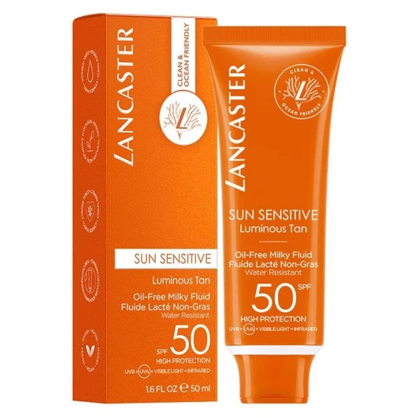 Lancaster Sun Sensitive Oil Free Milky Fluid Spf 50 Güneş Koruyucu Süt 50 Ml - Görsel 3