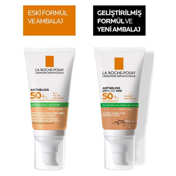 La Roche-Posay Anthelios Uvmune 400 Oil Control 50 Ml 50 Faktör Renkli Güneş Kremi - Görsel 5