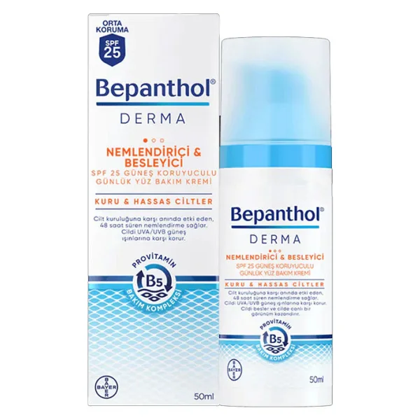 Bepanthol Derma Spf 25 Besleyici Ve Nemlendirici Krem 50 Ml - Görsel 3