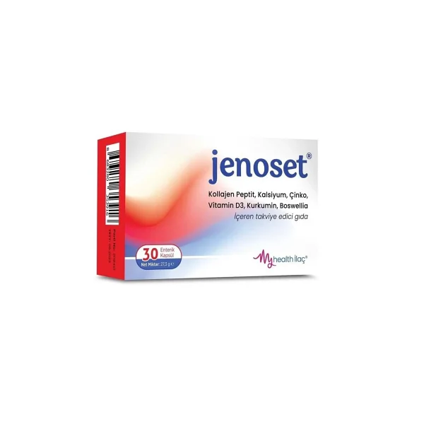 Jenoset Kollajen Peptit Vitamin D3 30 Kapsül - Görsel 3