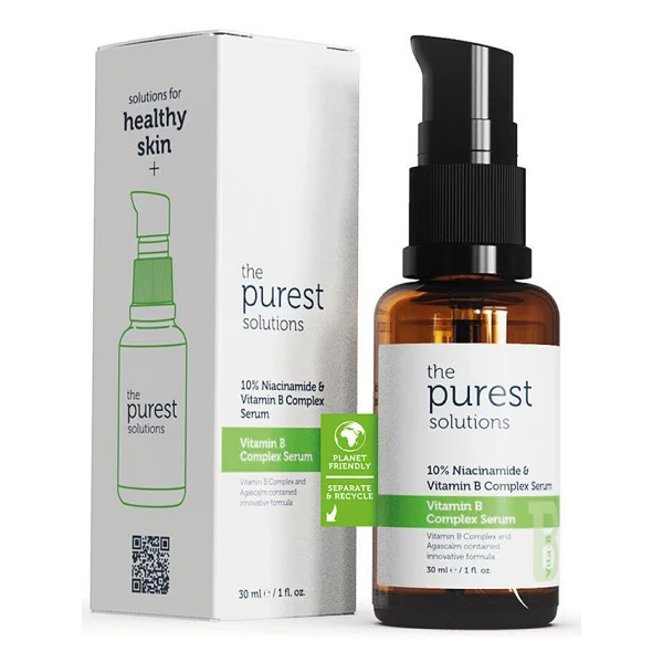 The Purest Solutions Vita-B Complex Niacinamide 10% Yatıştırıcı Yüz Serumu 30 Ml - Görsel 2
