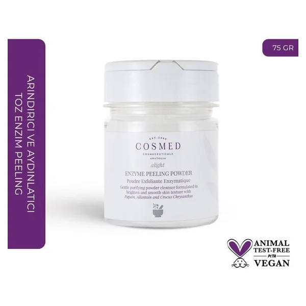 Cosmed Alight Enzyme Peeling Powder 75 Gr - Görsel 5