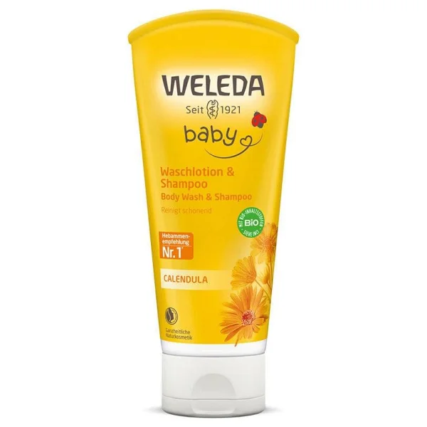 Weleda Baby Calendula Organik Bebek Saç Ve Vücut Şampuanı 200 Ml - Görsel 9