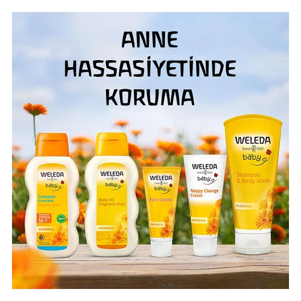 Weleda Baby Calendula Organik 200 Ml Nemlendirici Vücut Losyonu - Görsel 5