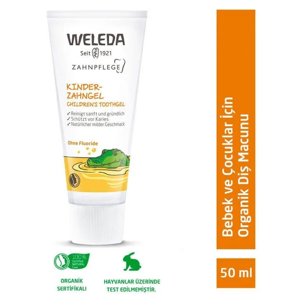 Weleda Organik Bebek ve Çocuklar için 50 ml Diş Macunu - Görsel 2