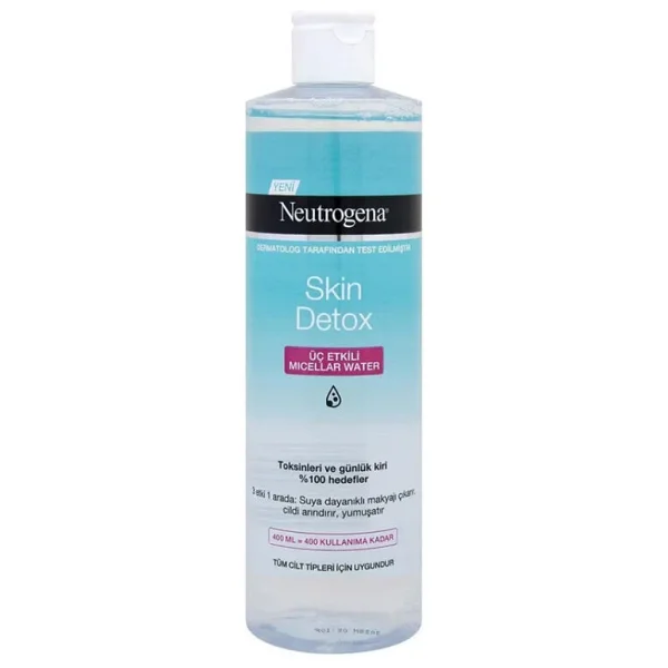 Neutrogena Skin Detox Micellar Üç Etkili 400 Ml Makyaj Temizleme Suyu - Görsel 2
