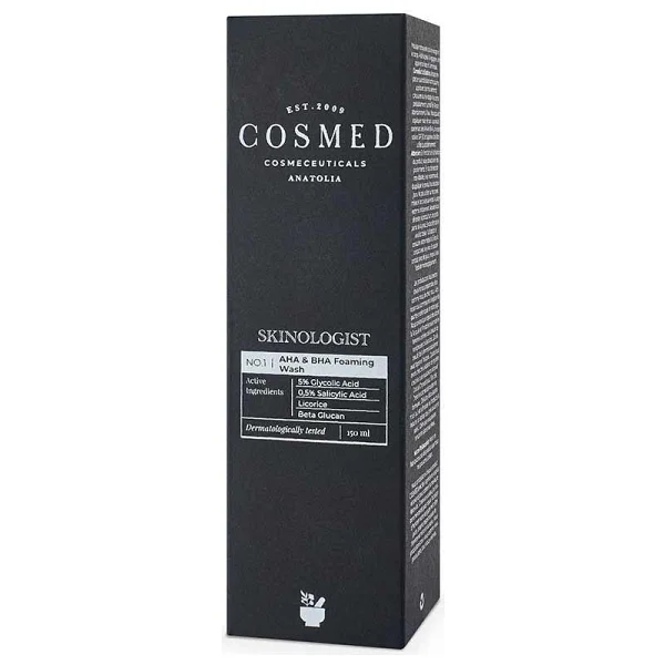 Cosmed Skinologist Aha & Bha 150 Ml Yüz Temizleme Köpüğü - Görsel 2