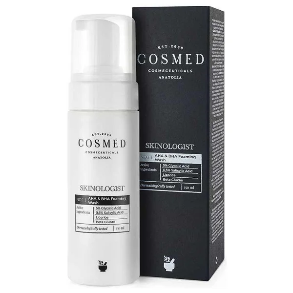 Cosmed Skinologist Aha & Bha 150 Ml Yüz Temizleme Köpüğü - Görsel 3