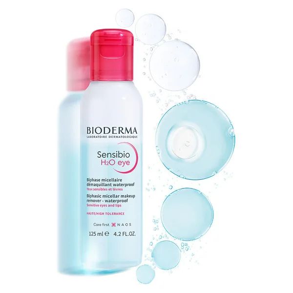 Bioderma Sensibio H2o Çift Fazlı 125 Ml Göz Makyaj Temizleme Suyu - Görsel 6