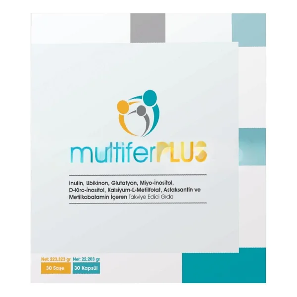 Ainos Pharma Multifer Plus 30 Saşe + 30 Kapsül - Görsel 3