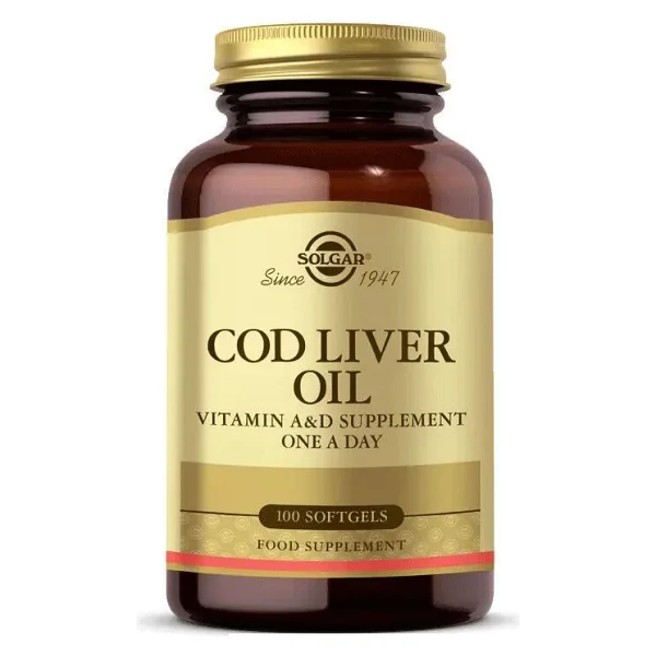 Solgar Cod Liver Oil 100 Kapsül - Görsel 3