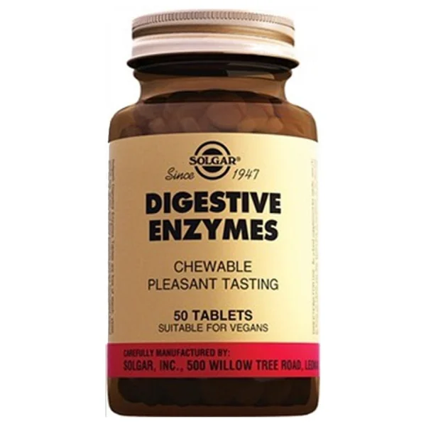 Solgar Digestive Enzymes 50 Tablet - Görsel 7