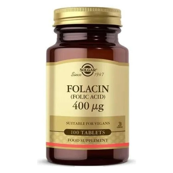 Solgar Folic Acid 400 Mg 100 Tablet - Görsel 5
