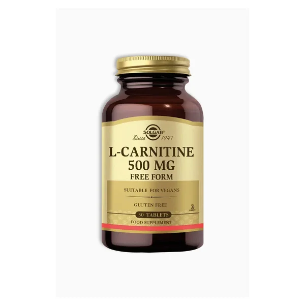 Solgar L-Carnitine 500 Mg 30 Tablet - Görsel 5