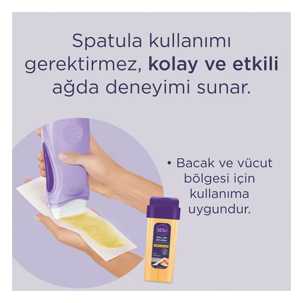 Sesu Natural Normal Tüyler İçin 100 Ml Roll-On Sir Ağda - Görsel 3