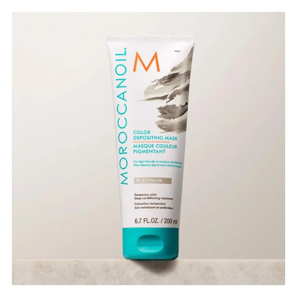 Moroccanoil Color Deposit Mask Platinum Renk Tazeleyici Maske 200 Ml - Görsel 5