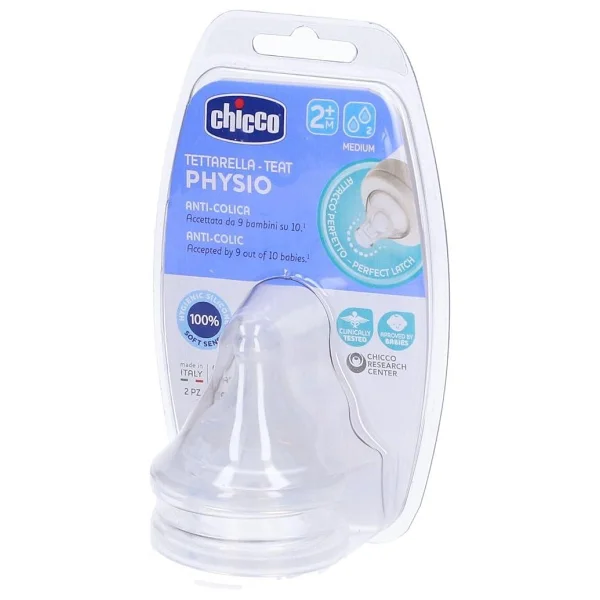 Chicco Physio Orta Akış 2 Ay+ 2'li Biberon Emziği - Görsel 7