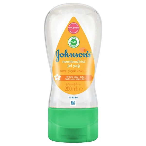 Johnson's Baby Taze Çiçek Kokulu Nemlendirici Jel Yağ 200 Ml - Görsel 2
