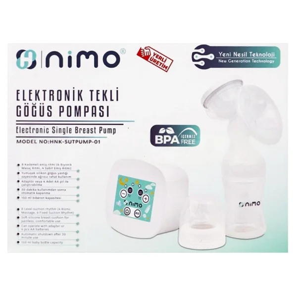 Nimo Elektronik Tekli Göğüs Pompası - Görsel 3