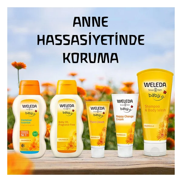Weleda Calendula Organik Parfümsüz 200 Ml Bebek Yağı - Görsel 6