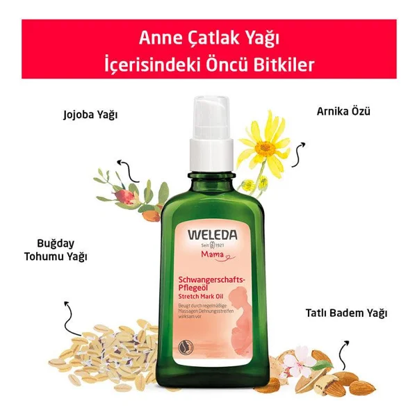 Weleda Anne Vücut Bakım Yağı 100 Ml - Görsel 4