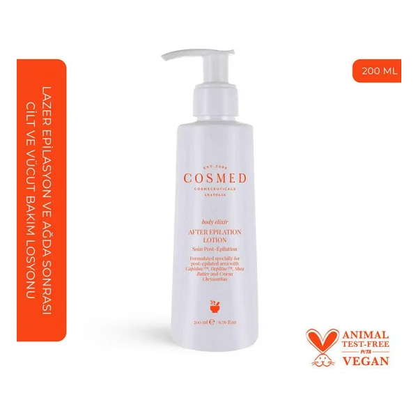 Cosmed Body Elexir After Epilation Lotion 200 ml - Görsel 4